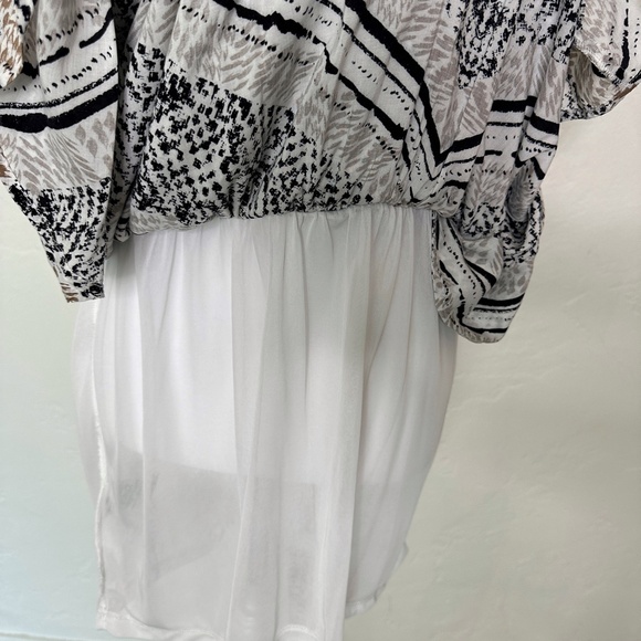 NWOT- BCBGeneration Multi Color Crisscross Strap Mini Dress with POCKETS! - Picture 12 of 14